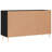 vidaXL Sideboard Engineered Wood, Metal 39.4 in Sideboard-149733902