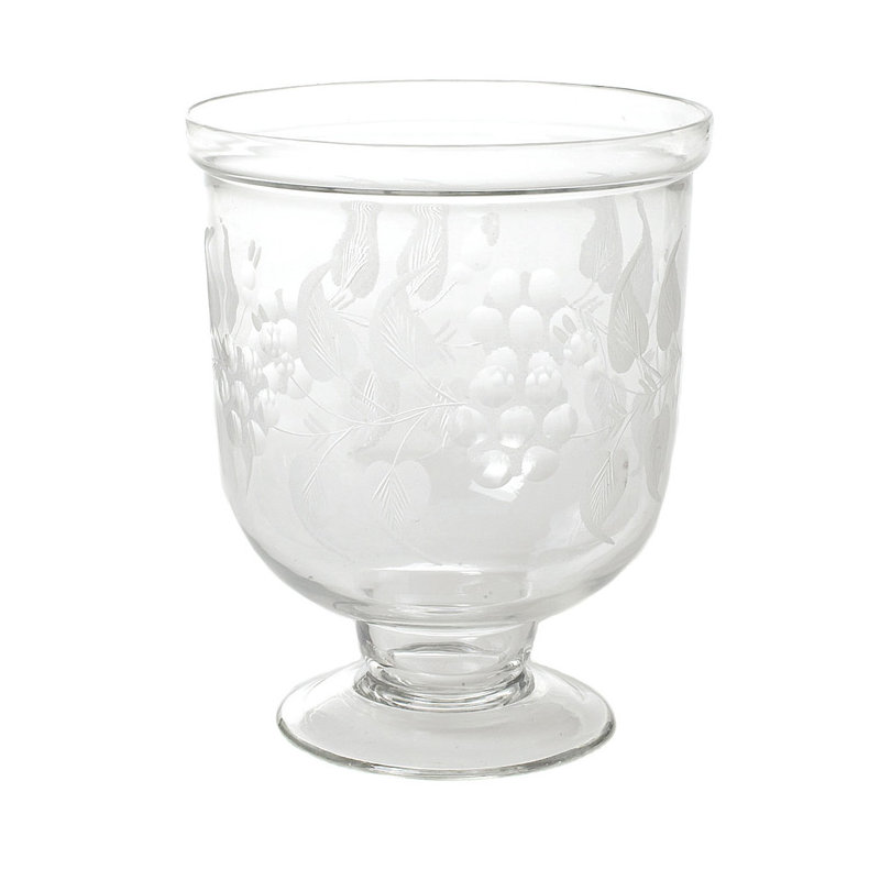 7.5'' H Glass Tabletop Hurricane
