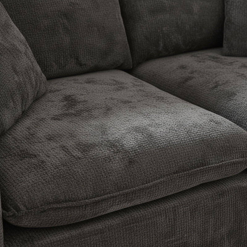 Canapé modulaire rembourré en chenille Modern