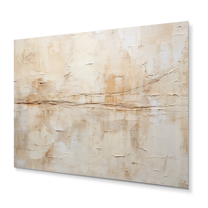 - Impression d'art mural abstrait en métal, H 30 po x l 40 po x P 1,5 po