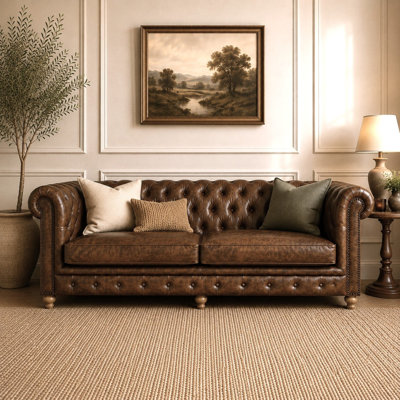 3 Seater Leather Sofa