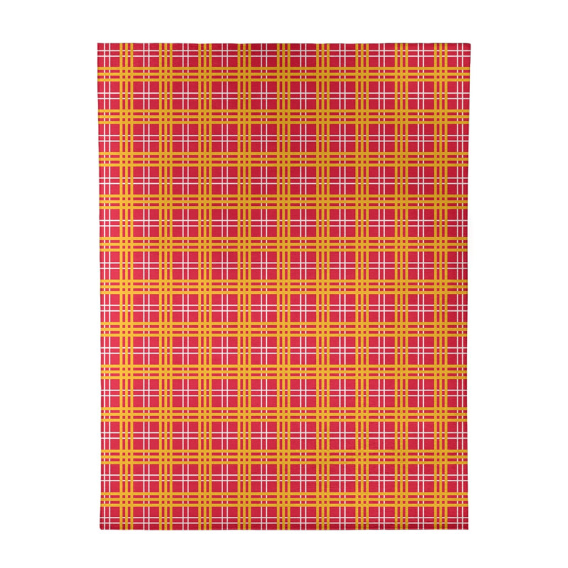 Plaid Indoor Rug, Rectangle 9' x 12'
