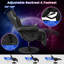Fauteuil de jeu et de course ajustable en similicuir Costway-878698555