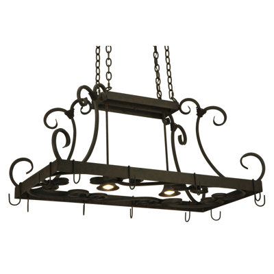 2 Light Pot Rack