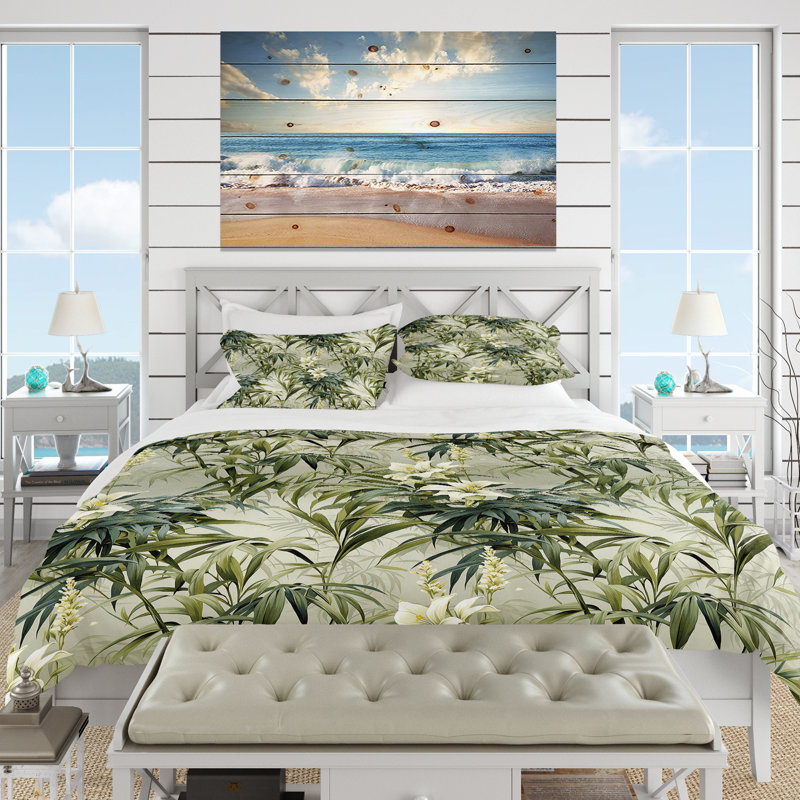 Ensemble de housse de couette Keddie, Housse de couette simple + 1 taie décorative stan