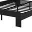 Base de lit plateforme avec tête de lit à DEL et grand rangement sous le lit-880366846