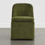 Chaise rembourrée avec housse lavable et roulettes-370145915