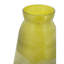 Vase en verre D6.5x12.5 ", vert