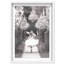 Oliver Gal Running Alice Black and White - Diamond Dust Shadowbox Framed Wall Art-70284699-70284773