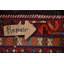 Tapis de couloir géométrique traditionnel 4x9