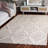 Maevry 405 Hand Tufted Wool/Cotton Damask Rug in Beige/Ivory-1381682871