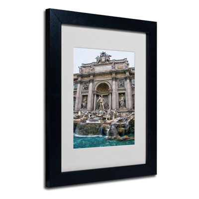 « trevi fontaine » par cateyes mat, reproduction de photo encadrée