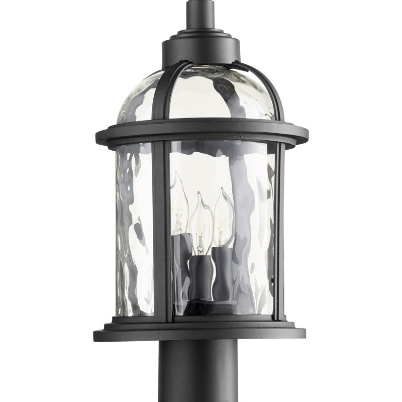 Tête de lanterne 3 lumières Spafford, Noir