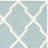 Dhurrie Hand Woven Flat Weave Wool/Cotton Geometric Rug in Light Blue/Ivory-10991677