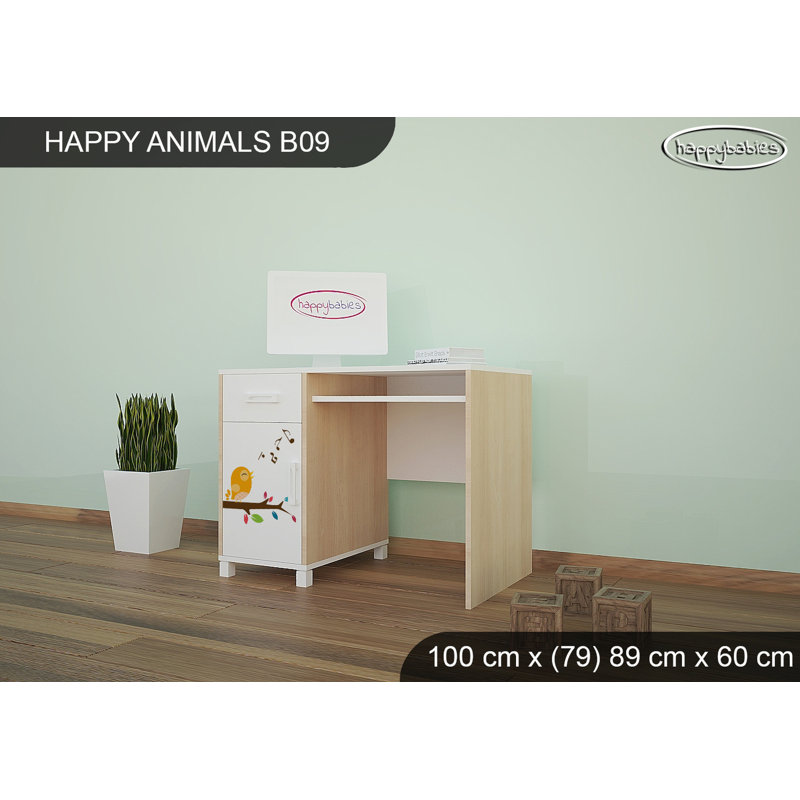 100cm Writing Desk, Oak