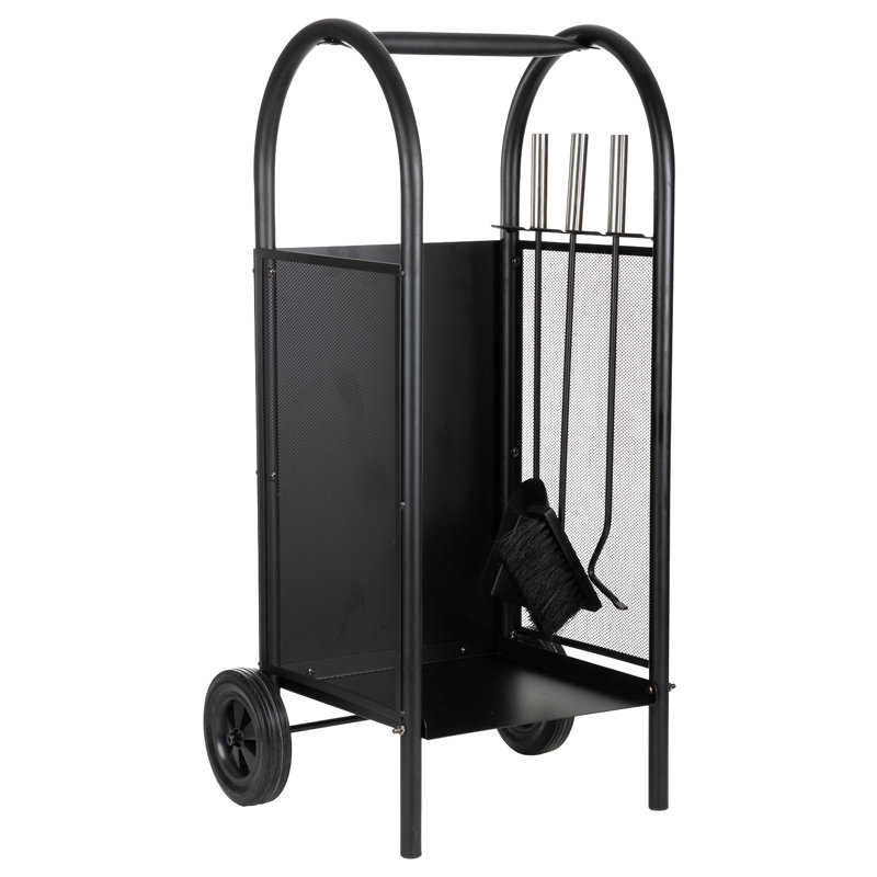 Brance Iron Fireplace Tool Set