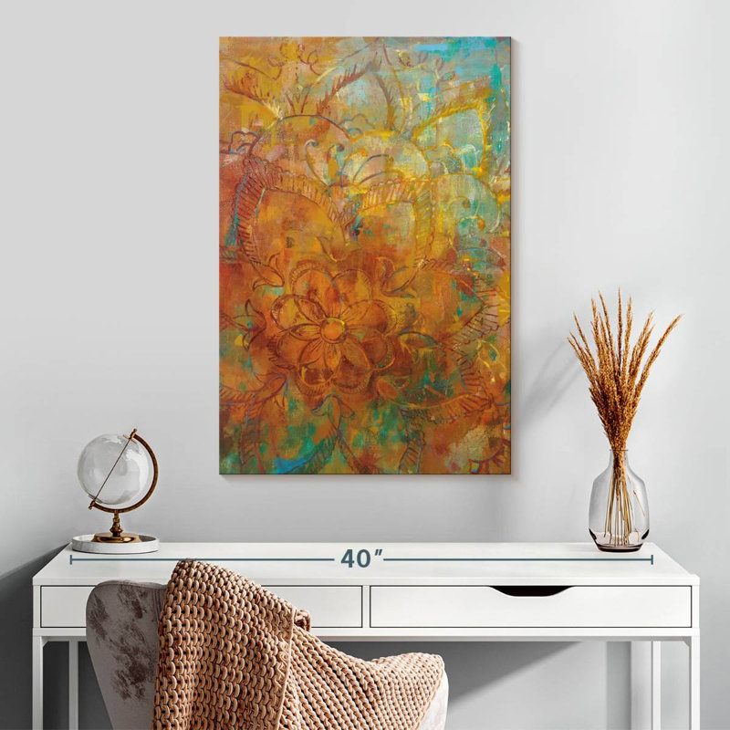 Kerner Bohemian Abstract Bright, H 30 po x l 20 po