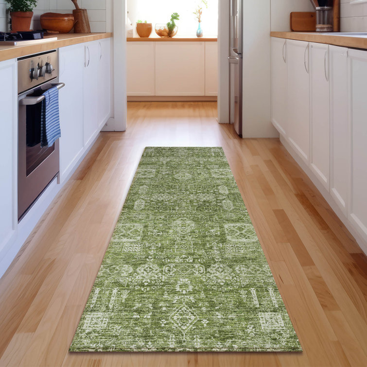 Premium Machine Washable Cerrito Aloe Rug