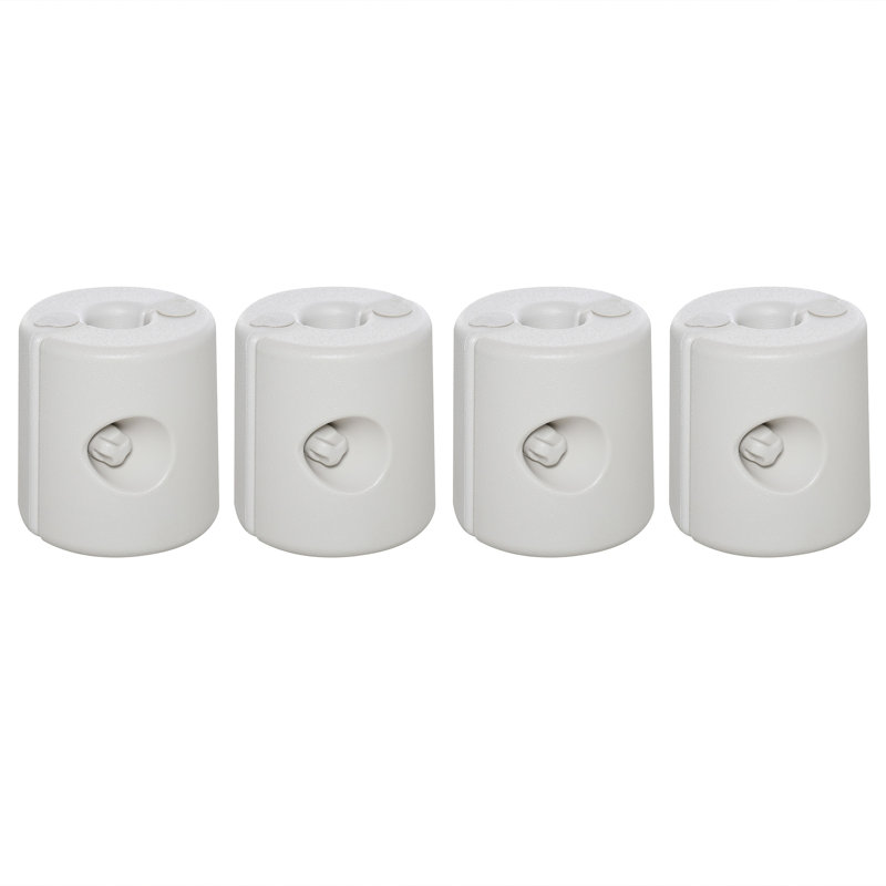 Dakota Fields White Plastic Weight for Gazebo