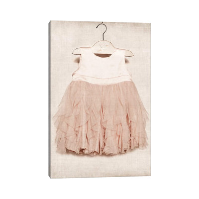 Vintage Pink Dress - Print on Canvas