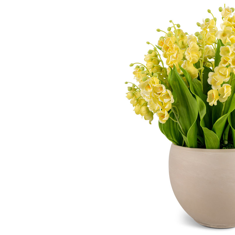 Cora RealTouch Muguet Arrangement, Citrine