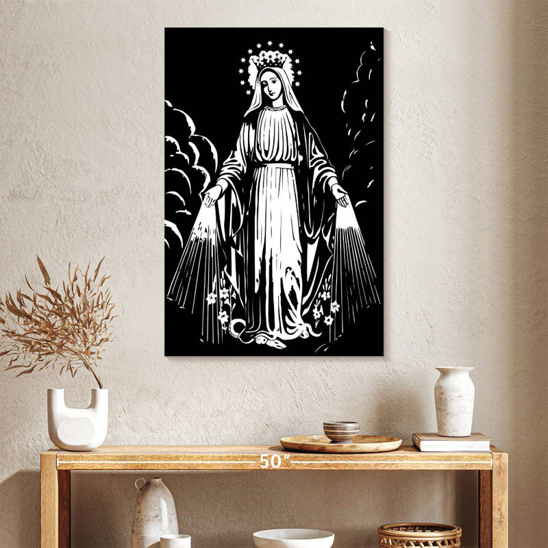 Adella Blessed Mother Mary, 30" H x 20" W