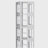 4-Tier Steel Rotating Bookshelf with 360° Wheels, Book Rack-60117728