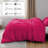 3-Piece Plain Duvet Cover Set – Silky Soft 100% Microfiber Bedding With Pillowcases, Machine-Washable-116630573-116630583