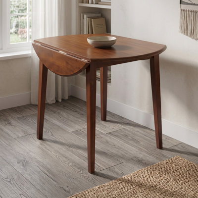 Bowerbank Extendable Round Solid Wood Dining Table