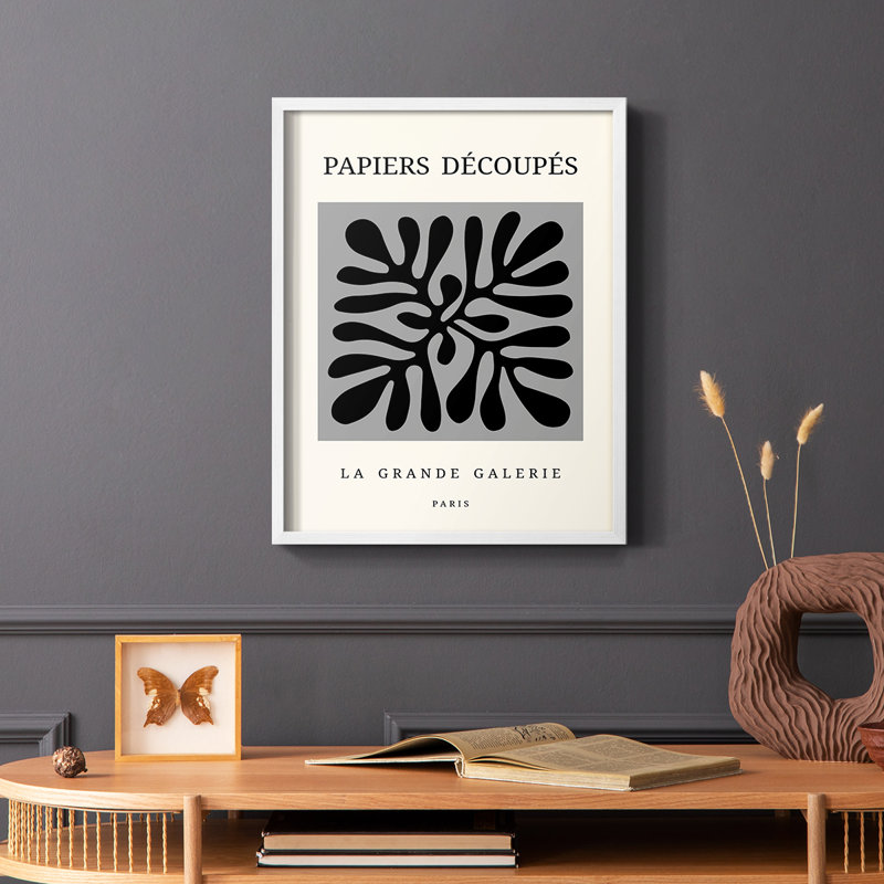 Matisse CECXCVI, reproduction encadrée - bois massif, Blanc, H 20 po x l 16 po