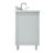 Ariel Monrow 61 Inch Double Oval Sink Bathroom Vanity With Italian Carrara Marble Countertop-105988845