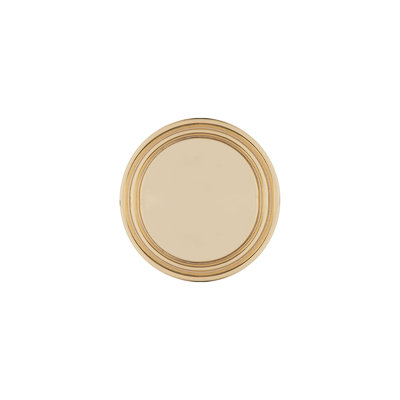 Utopia Alley Athen Cabinet Ring Pull Knob - Decorative Cabinet Drop Pull Knobs For Cabinets And Drawers - Vintage Cabinet Hardware With Hand Finished Polished Gold - Metal Drawer Pull Knobs 1.19" (Set Of 10)