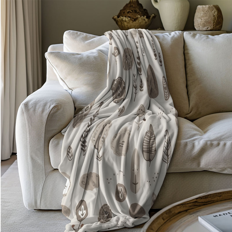 Stone Style - 1 pièce Sherpa Premium, L 80 po x l 60 po