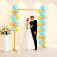 Présentoir à décor de mariage en fer 59,1 "x H 78,7", décorations et enseignes