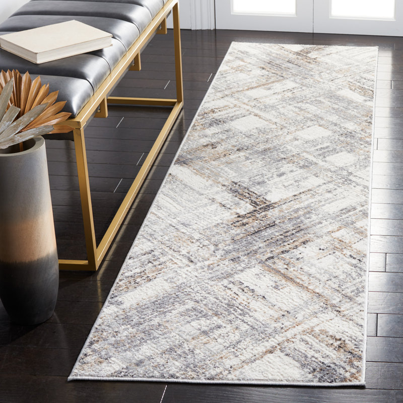 Cathlino 100 Performance Abstract Rug, Runner 2'2" x 8'