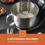 GEEPAS Stand Mixer, 1000W Tilt-Head Food Mixer 12 Speed & Pulse-124329242