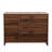 Modern Wooden Buffet Sideboard For Home - 43.3 Inch With 2 Doors, 1 Storage & Drawers Entryway Dresser Walnut 43.3" Wood Serving Charming-1276898637