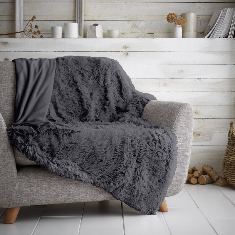 Teddy Throw Blanket Soft Warm Plush Fleece for Sofa Couch Bed Lightweight Decorative Blanket Living Room Bedroom All Season Comfort