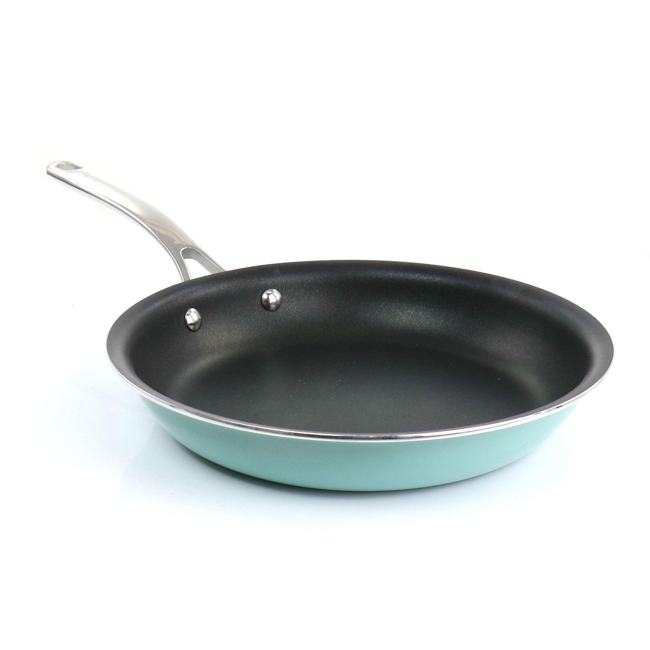 Martha Stewart 12 Turquoise Aluminum Nonstick Essential Pan With