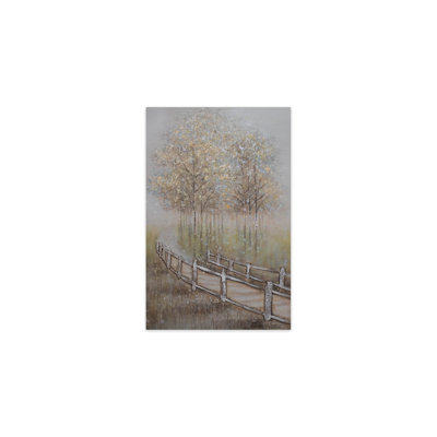 Secret Path Hand -Painted Acrylic Painting