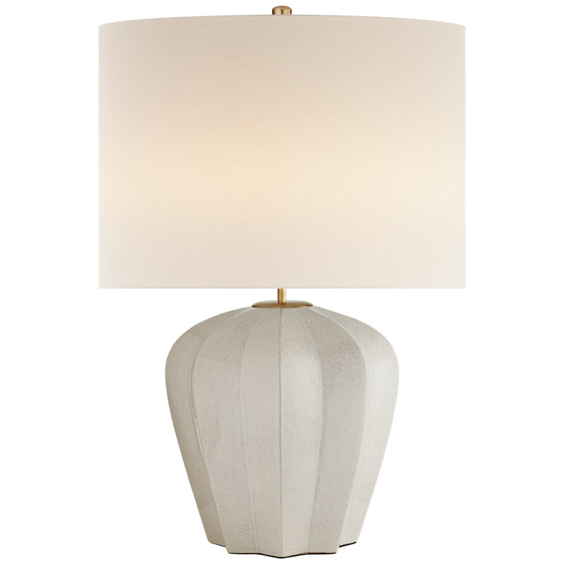 AERIN Pierrepont Medium Table Lamp, Bone Craquelure