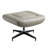 Piran Twilight Top Grain Leather Ottoman