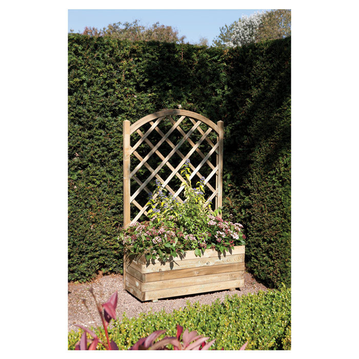 Rowlinson Rectangular Planter & Lattice