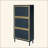 3 Metal Door Shoe Rack, Freestanding Modern Shoe Storage Cabinet, Metal Rattan, For Entryway
