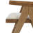 Dolton Upholstered Solid Wood Arm Chair
