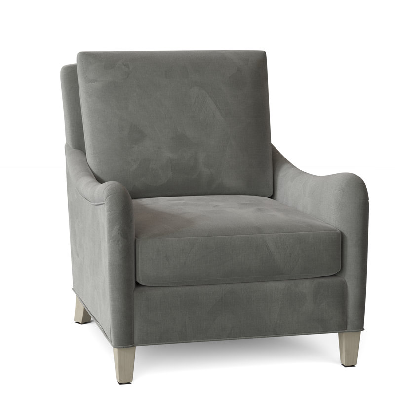 Fauteuil l 31,5 po Smythe, Espresso, 9953 100% polyester étain