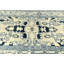 Tapis oriental tribal 3X8 gris One-of-a-Kind