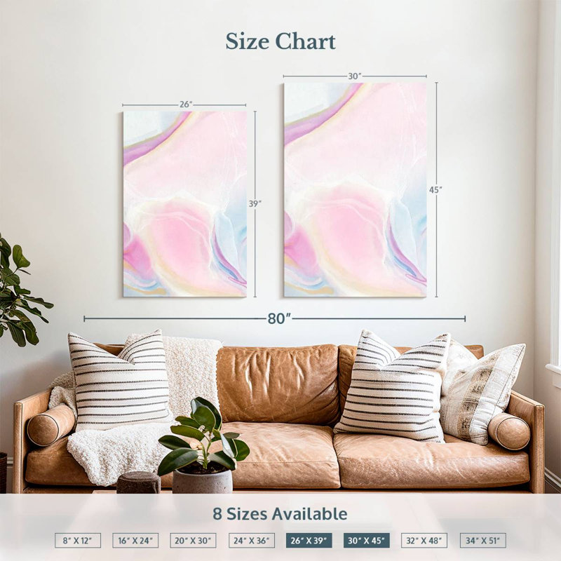Avery Marbled Prism I, 39" H x 26" W