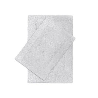 VERA WANG Eden Gray Cotton 2-Piece Bath Rug Set USHS6D1219317 - The Home  Depot