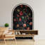 Papier peint floral Colibri pelez, collez amovible botanique, art mural décoratif-98296398